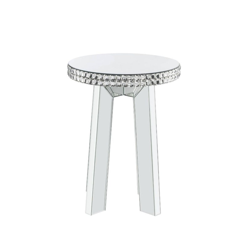 Vahan Glass Tray Top End Table
