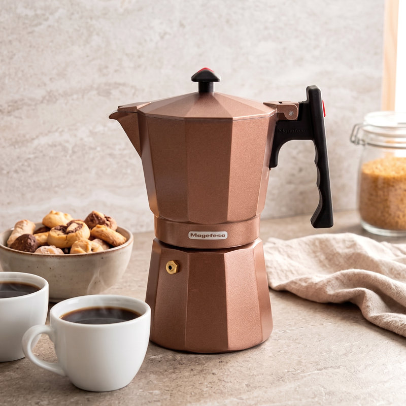 Cafetière Magefesa, 6 Cups, Brown