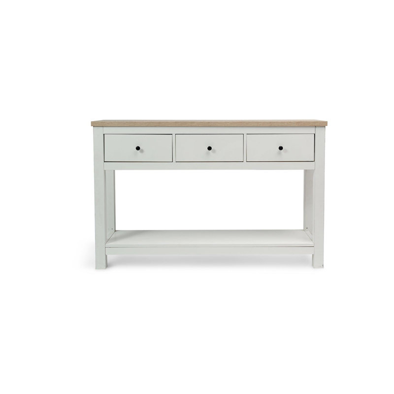 Maryhannah 124cm Console Table, White