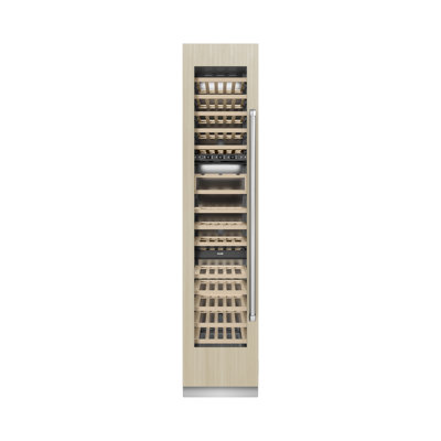 ZLINE 18 in. 9.0 cu. ft. Triple Zone 68 Bottle Panel Ready Column Wine Cooler