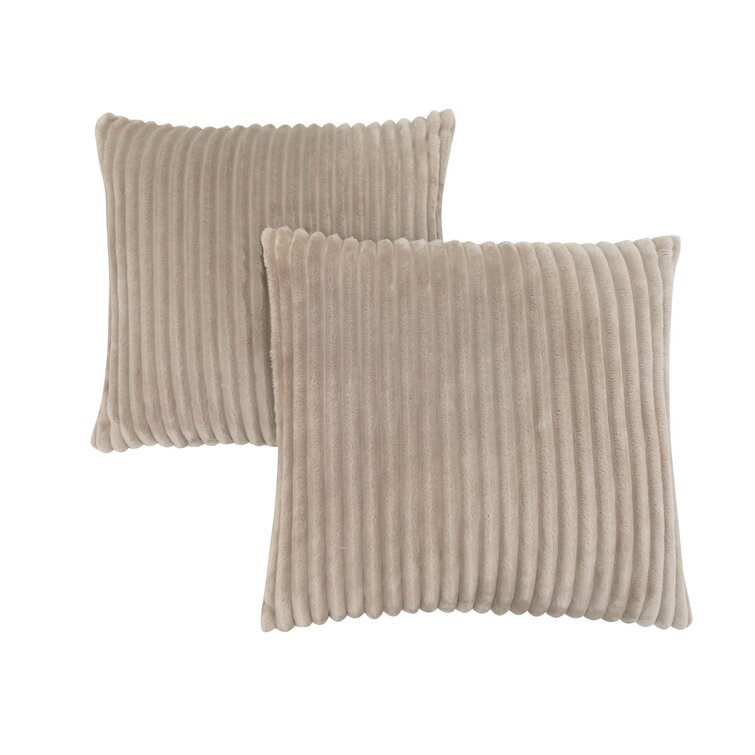 Pillows, Set Of 2, 18 X 18 Square, Insert Included, Decorative