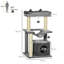 90cm Cat Tower with Sisal Scratching Posts, Cat Condo, Hammock, Top Perch & 2 Hanging Toys, Grey Cat Tree
