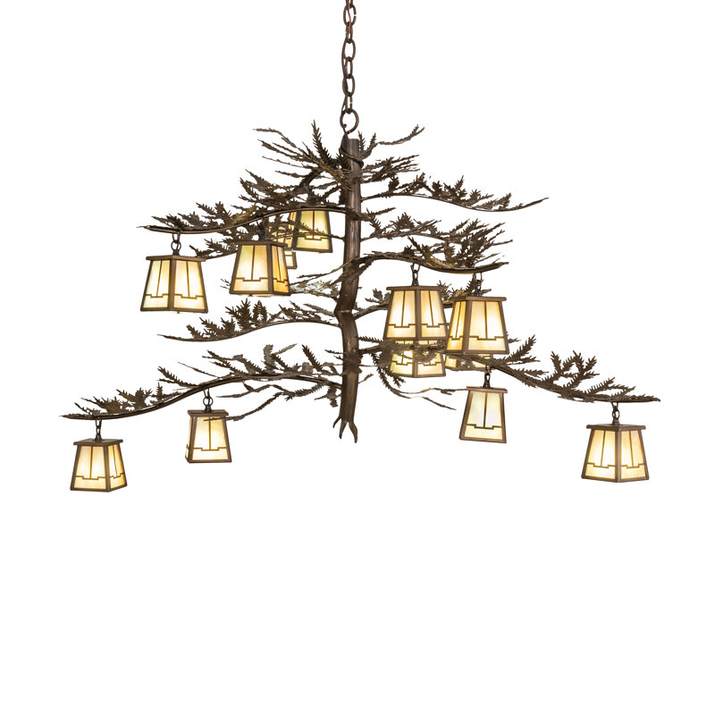 Gabaldon 12 - Light Dimmable Tiered Chandelier