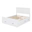 Base de lit en bois avec tiroirs-530677846