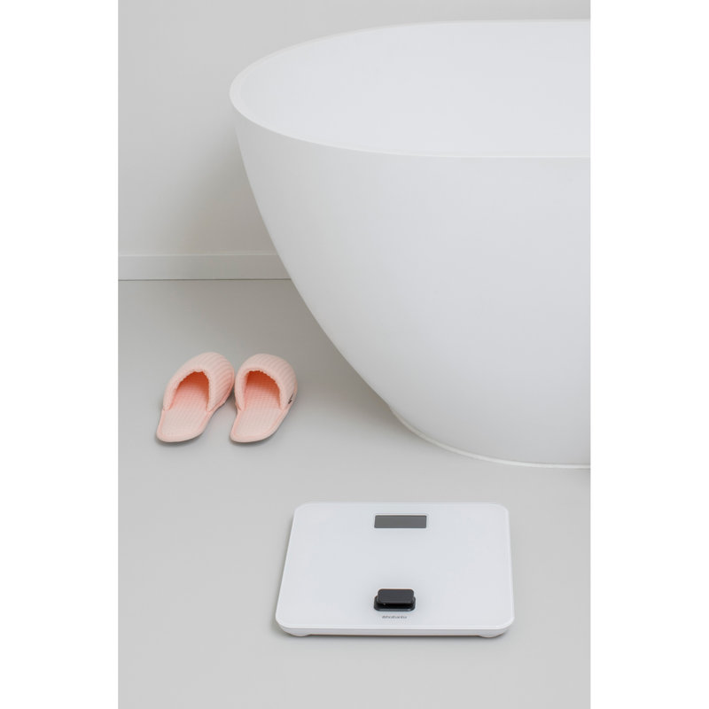 Brabantia Renew Battery Free Bathroom Scale, White