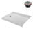 Streamline 42 in. x 34 in. Corner Acrylic Shower Base in Glossy White with Left Drain, Drain Included
