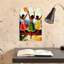 «Joyful Dancing Women», art abstrait coloré et coloré, paysage d'été-129151248