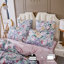  Ensemble de housse de couette 100% coton 800TC 800TC, 3 pièces, ensemble de literie Shabby Chic à motif de fleurs de jardin, motif botanique esthétique pour chambre d'amis-101674883-130896927