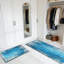 Tapis de cuisine 20 po x 32 po + 20 po x 48 po + 20 po x 59 po Tapis de cuisine à motif abstrait antidérapant 3 pièces