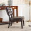 Roundhill Furniture Blended Leather Tufted Accent Chair With Oversized Seating,