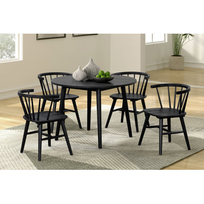 Yaiza 5-pcs Round Dining Table Set