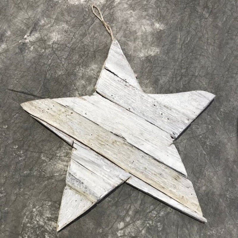 Ornement en forme d'étoile de Noël, H 15,75 po x l 15 po x P 1 po