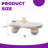 SYROVA Cloud-Shaped Coffee Table with Sculptural Ball Legs, Modern Organic Free-Form Cocktail Table with Rounded Edges for Living Room-1521426897-1521426909