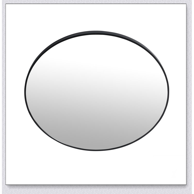 Bathroom Mirror Black Aluminum Frame