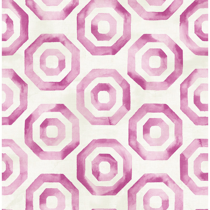 Rouleau de papier peint L 33 pi x l 20,5 po Saintfleur, Ivoire / orchidée