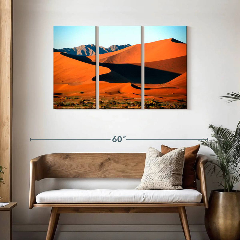 Sossusvlei Dunes In Namib Desert, 28" H x 45" W