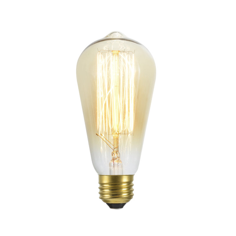 40 watt, ampoule s19 incandescente, non-dimm, (2200k) e26/moyen (standard) de base
