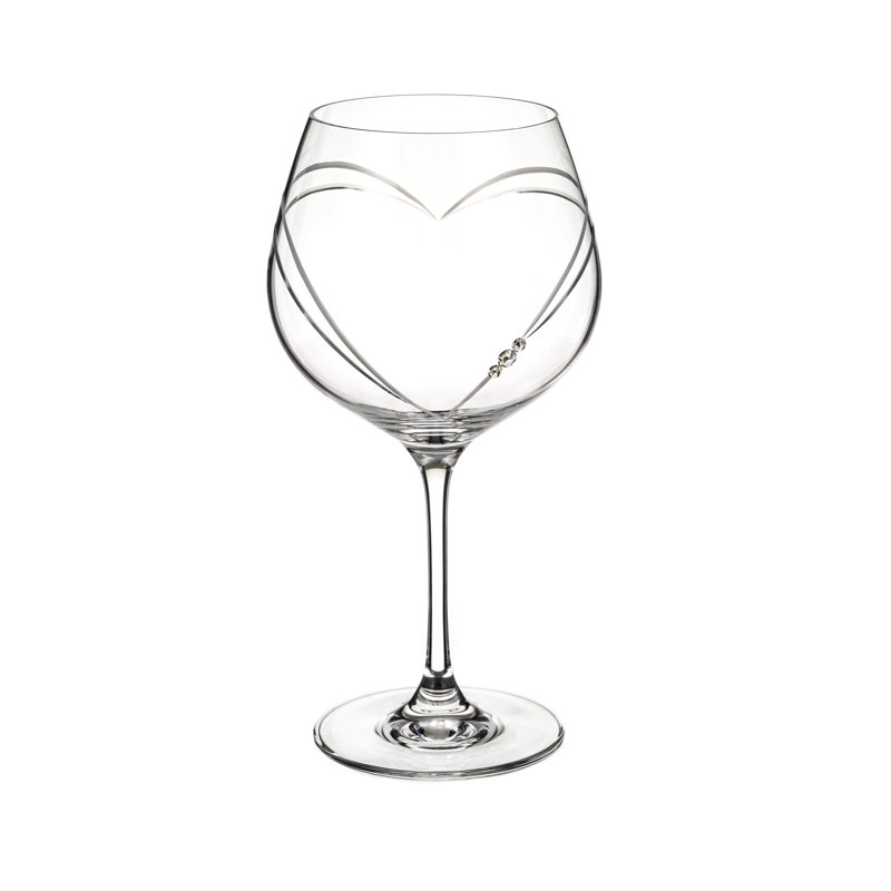 Hearts 610ml Gin Balloon Glass