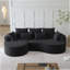Canapé modulaire surdimensionné moderne et rembourré, siège en nuage courbé extra large et large à 4 places de 105 pouces avec 7 coussins, canapé-lit combiné gratuit pour le salon, la chambre à coucher-76029966-76029967