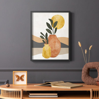 Reproduction encadrée Adobe Moon II - bois massif
