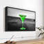 Pop Green Martini, reproduction sur toile-1290788786