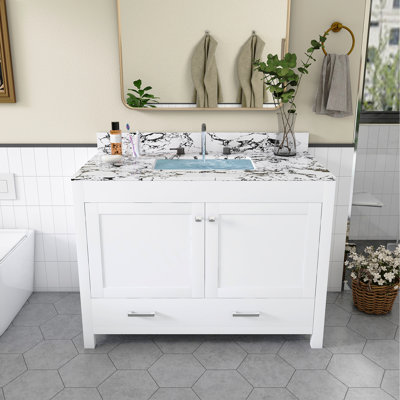 Meuble-lavabo moderne 43 po