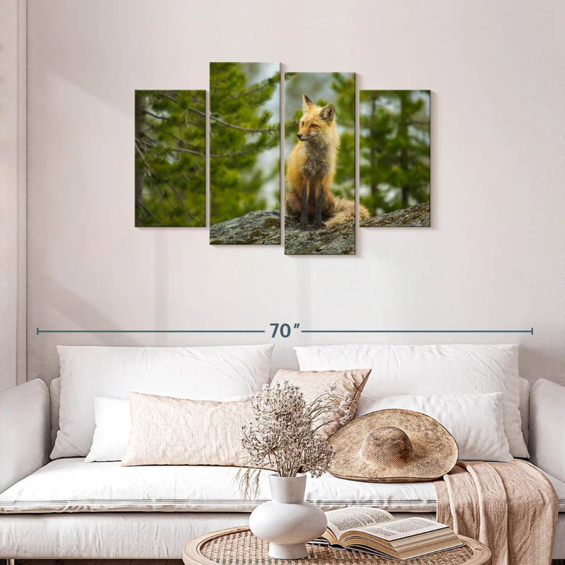 Brampt Red Fox Vixen, 27" H x 43" W