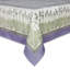 Lavender Handmade Floral Tablecloth