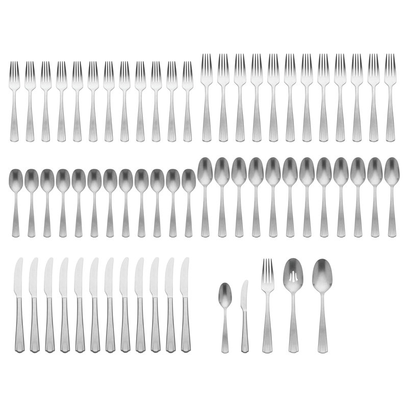 Ensemble de couverts 65 pièces French Perle