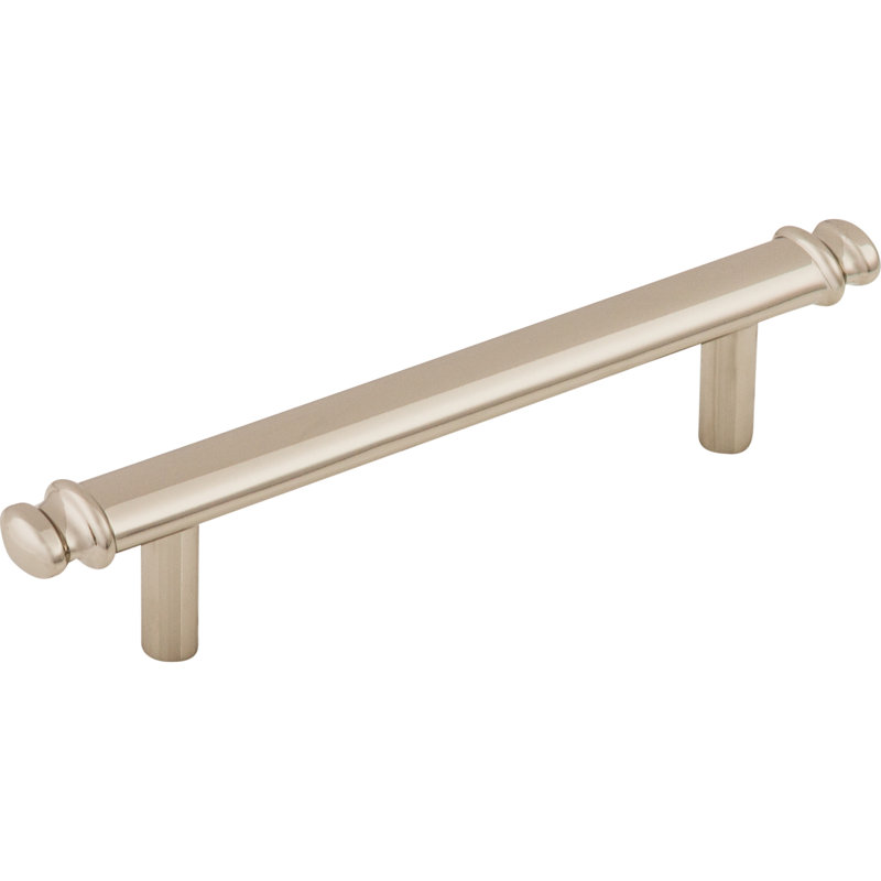 Julian Bar pull, Polished Nickel, 3 3/4" Center to Center