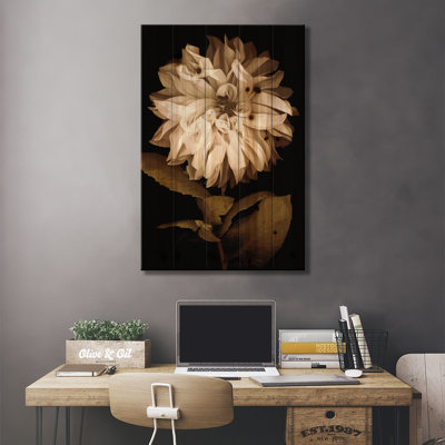 «Dahlia I» par Caroline Kelly - reproduction de photo sur toile tendue