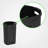 Round Stainless Steel Trash Can, 7.9-Gallon Foot Pedal Kitchen & Office Bin