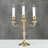 Hamptons 10.25'' H Metal Tabletop Candelabra