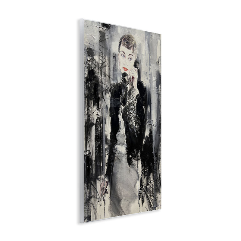 Plaque murale Classic Beauty Fashionista, design par Lucille Lee, H 19 po x l 13 po