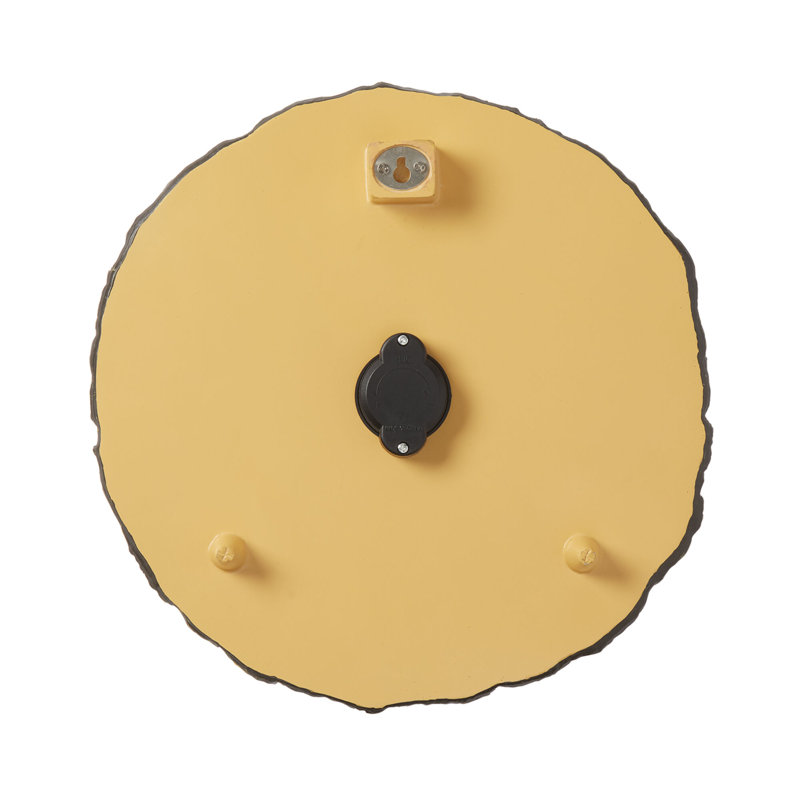 Taylor Tree Trunk Cross Section Polystone Thermometer