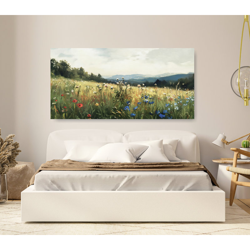 Art mural sur toile rustique rétro, H 16 po x l 32 po x P 1,5 po
