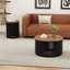 Table d'appoint en bois d'acacia de 30 po SOLID: conception moderne, fabrication durable et assemblage facile