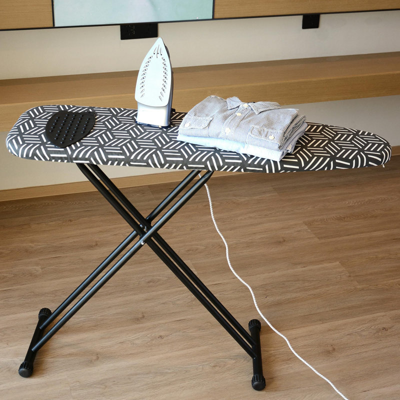 Ironing Board, Compact And Space Saver Full Size Ironing Board, Extra Wide Ironing Area With Extra Thick Heavy Duty Padded Cover, Stable Structure, Easy To Fold