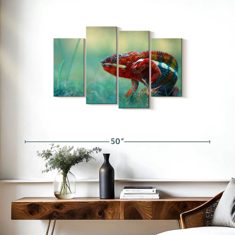 Brampt Vibrant Chameleon, 22" H x 36" W