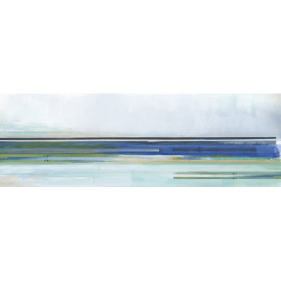 « blue lapis cascade iv », reproduction de peinture à l’acrylique sur toile tendue