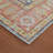 Bewdley Weathered Vintage Oriental Blue/Coral Area Rug-1022570145
