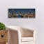  «Chicago Nighttime Skyline 2» par Epic Portfolio, art mural sur toile, 36 po x 12 po