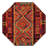 Lidio Southwestern Machine Made Power Loom Polypropylene Indoor / Outdoor Area Rug in Red/Yellow/Blue-1192407679