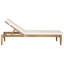 Chaise longue d'extérieur en acacia Ruark-824726502