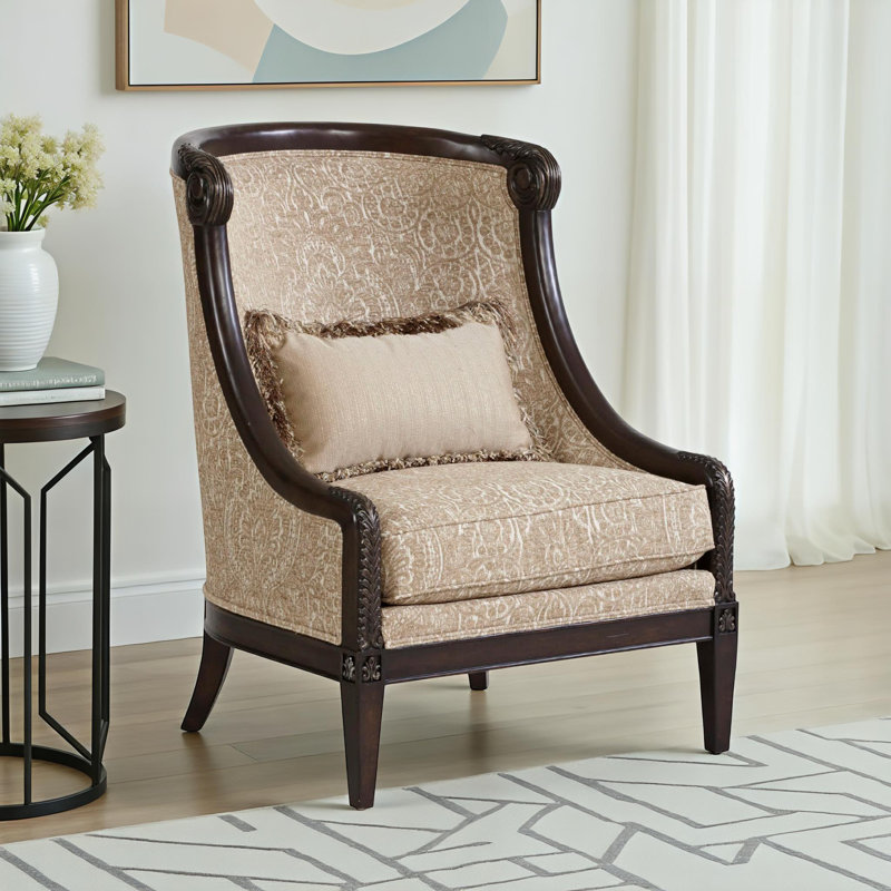 Giovanna Upholstered Wingback Chair