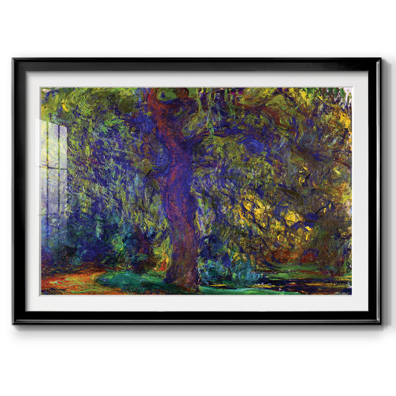 Saule Weeping 1, 1 918, H 19 po x l 27 po x P 1,5 po, Noir