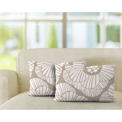 Polyester / Mélange de polyester Housse de coussin rectangulaire intérieure / extérieure lombaire et insert