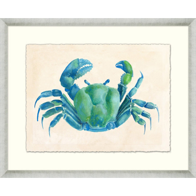 Modern Blue Crab 4 Painting