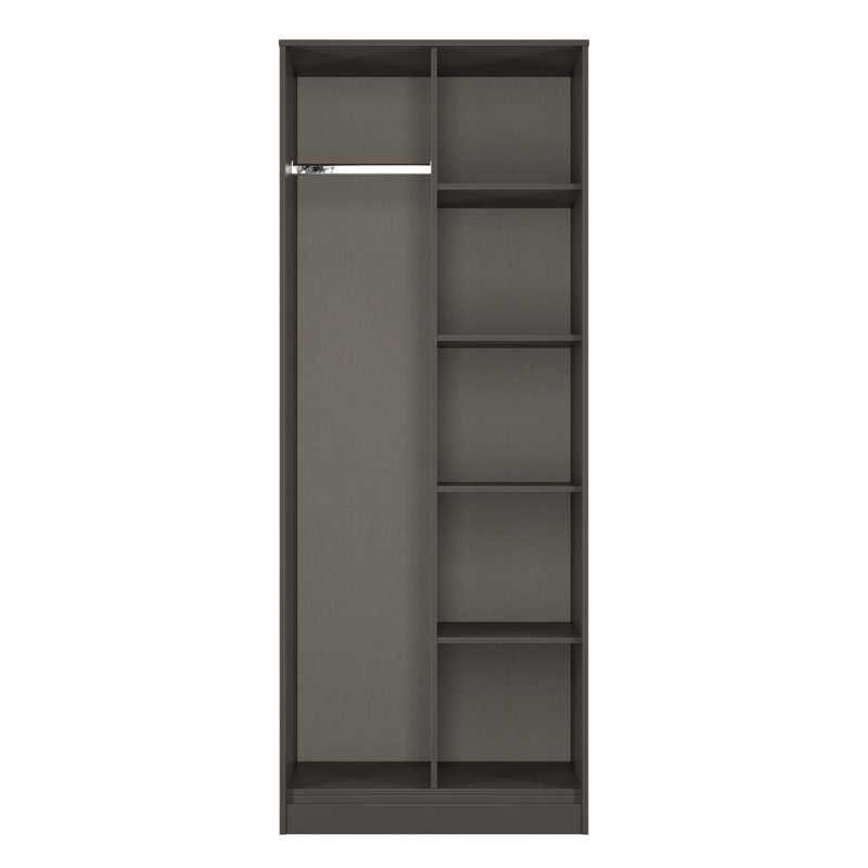Taeyah Open Wardrobe, Dark Brown