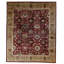Oriental Hand-Knotted Wool Area Rug in Burgundy/Brown/Blue/Black-50886857